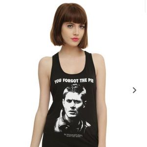 Supernatural Forget The Pie Deans Girls Tank Top from Hop Topic